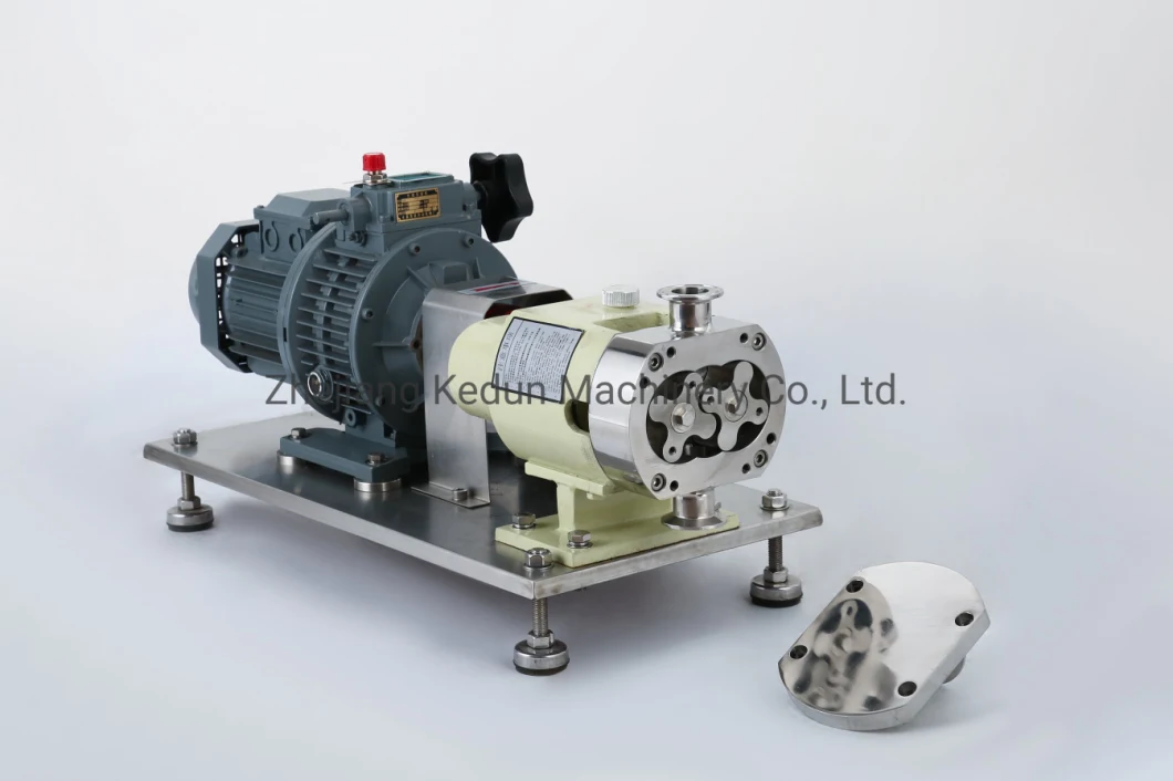 Sanitary Stainless Steel SS304/SS316 Rotor Rotary Lobe Pump Food Grade for Syrup Honey Pump Chocolate Pump