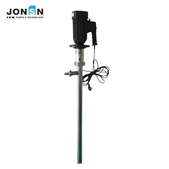 Excellent Vertical Immersion Pump High Drum Pump High Corrosion Resistant Material PVDF