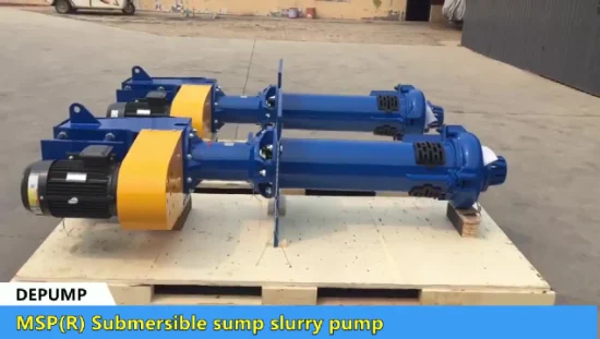 Vertical Submerged Semi-Submersible Immersion Type Centrifugal Chemical Sump Pump Heavy Duty Pit Pump Tanks Pump