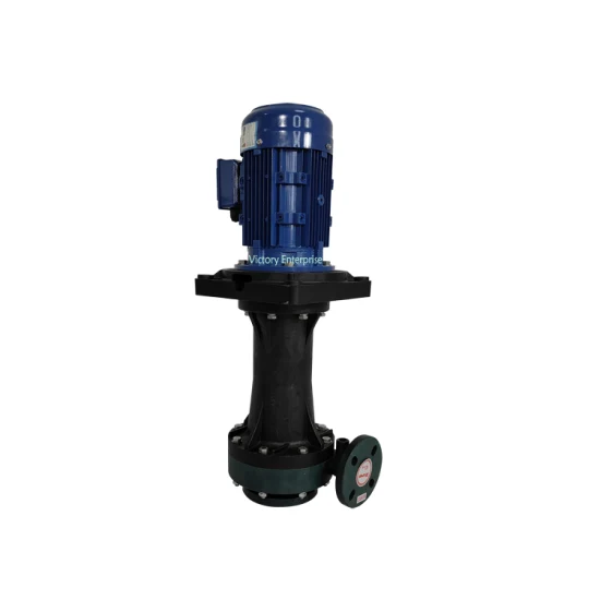 Excellent Vertical Immersion Pump, Sealless, and Dry-Run Safe, for Non-Pressurized Tank Application PP Vertical Pump